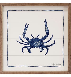 Blue Pattern Crab By Audrey Jeanne Roberts